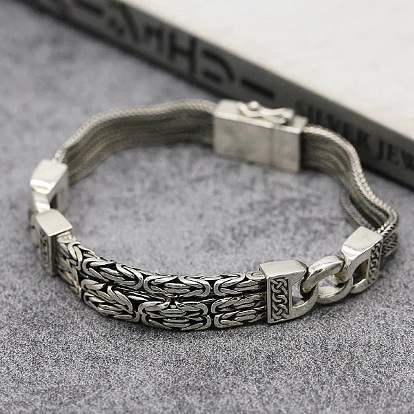 Classy Silver Bracelet Chain (Item No. B0485) Tartaria Onlinestore