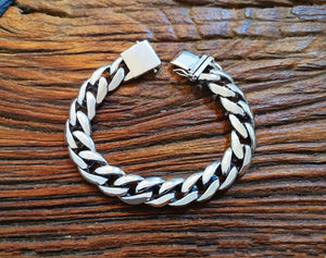 Curb Link Silver Bracelet (Item No. B0082) Tartaria Onlinestore