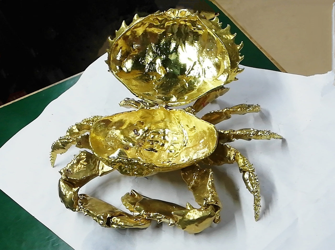 Crab Pure Brass Statue Tartaria Onlinestore