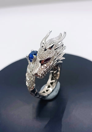 Dragon Silver Ring (Item No. R0133) Tartaria Onlinestore