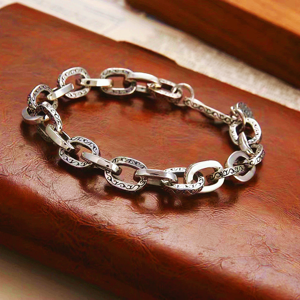 Classy Silver Bracelet Chain(Item No. B0559) Tartaria Onlinestore
