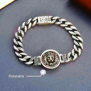 Lion Silver Bracelet (Item No. B0546) Tartaria Onlinestore
