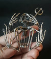Frog Skeleton Silver Statue Tartaria Onlinestore
