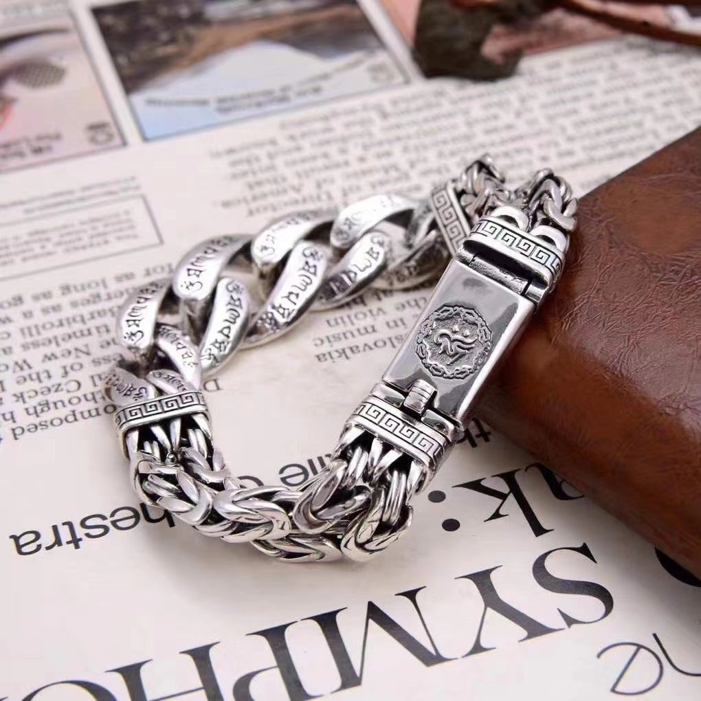 Buddha Silver Bracelet Chain (Item No. B0077) Tartaria Onlinestore