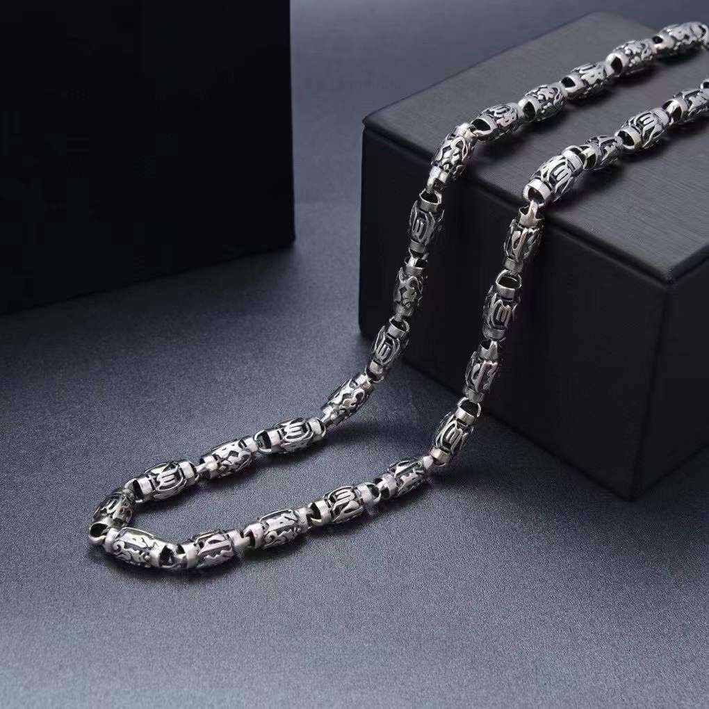 Buddha Silver Necklace Chain (Item No. N0067) Tartaria Onlinestore
