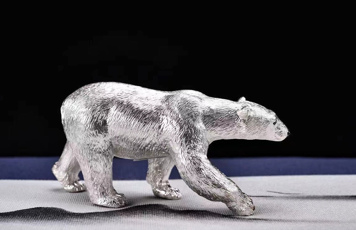Bear Silver Statue Tartaria Onlinestore