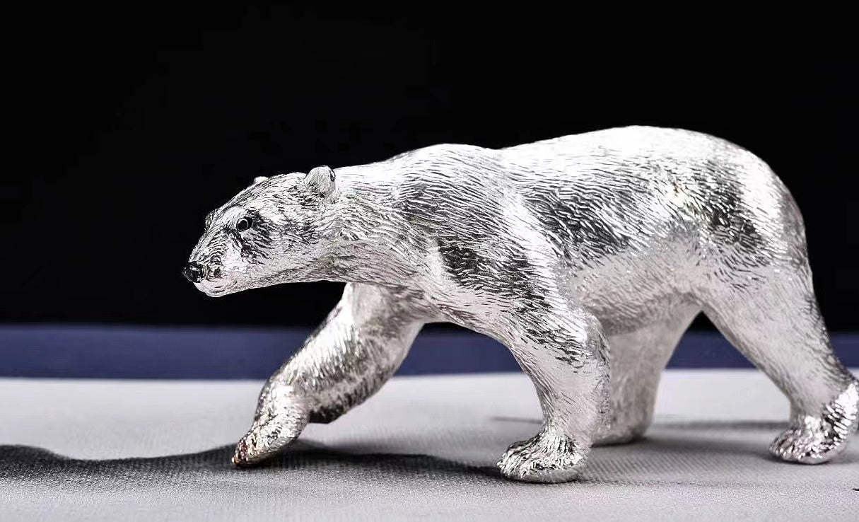 Bear Silver Statue Tartaria Onlinestore