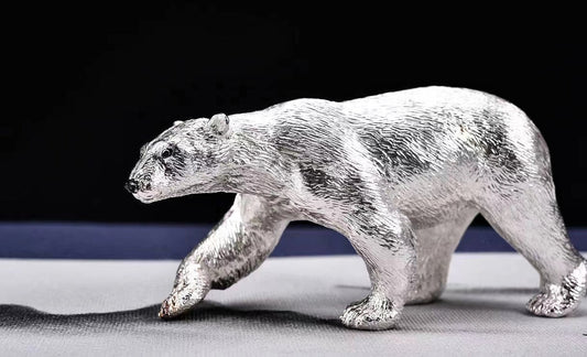 Bear Silver Statue Tartaria Onlinestore