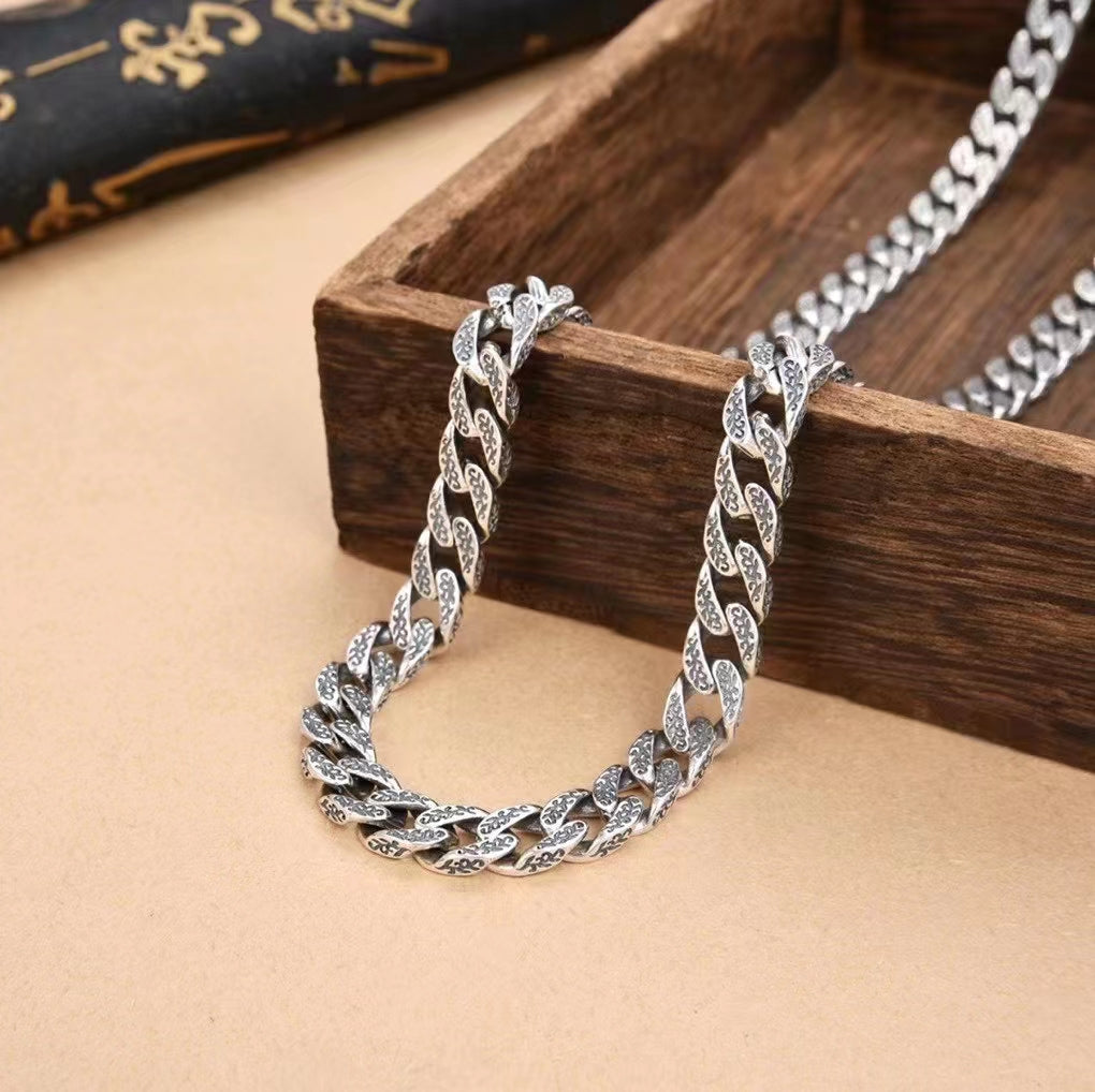 Tiger Silver Necklace Chain (Item No. N0096) Tartaria Onlinestore