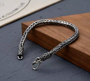 Braided Silver Bracelet (Item No. B0459) Tartaria Onlinestore