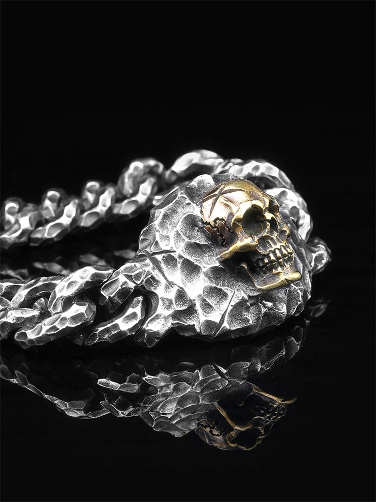 Skull Silver Bracelet Chain (Item No. B0022) Tartaria Onlinestore