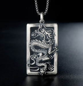 Dragon Silver Pendant (Item No. P0153) Tartaria Onlinestore