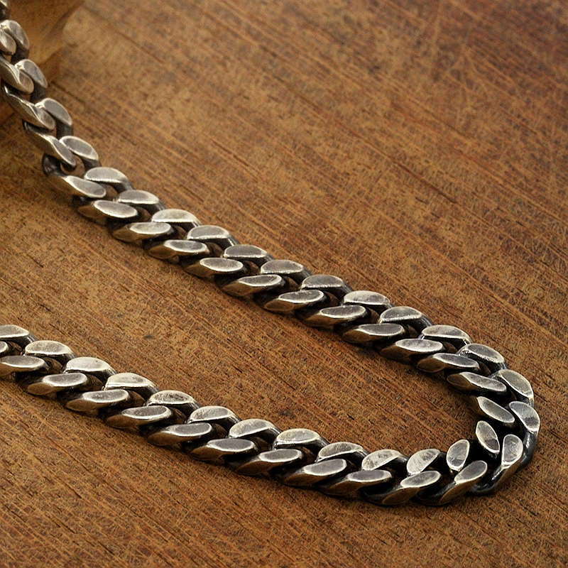 Cuban Link Silver Necklace Chain (Item No. N0110) Tartaria Onlinestore